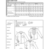 Burda Sewing Pattern 7136 Blouse - Ribes y Casals
