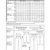 Burda Sewing Pattern 7230 Pants - Ribes y Casals