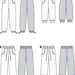 Burda Sewing Pattern 7230 Pants - Ribes y Casals