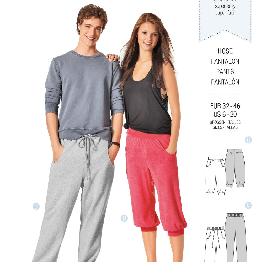 Burda Sewing Pattern 7230 Pants - Ribes y Casals
