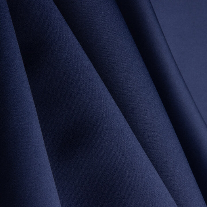 Opaque Blue Polyester Satin - Ribes y Casals