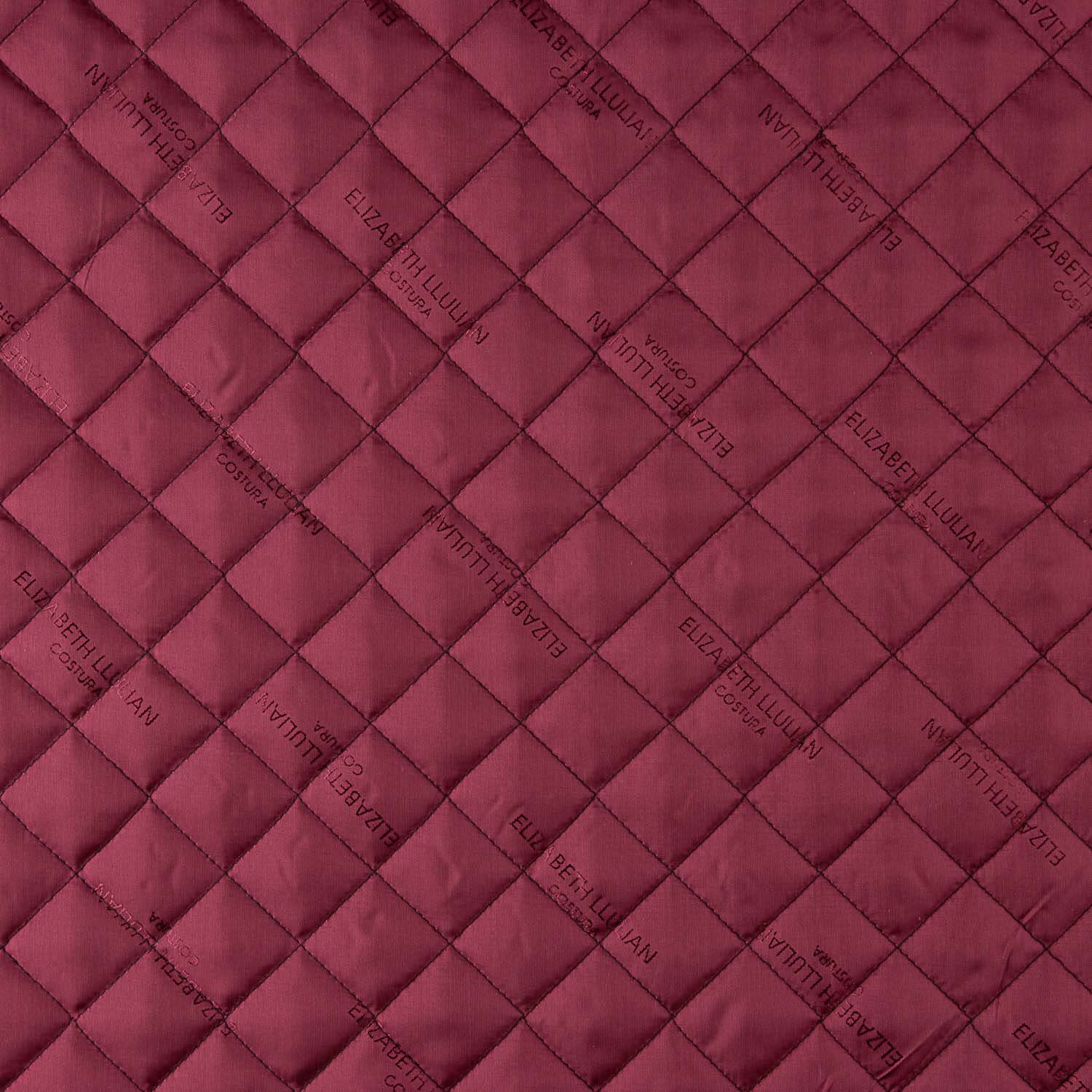 Padded Rayon Lining, Maroon - Ribes y Casals