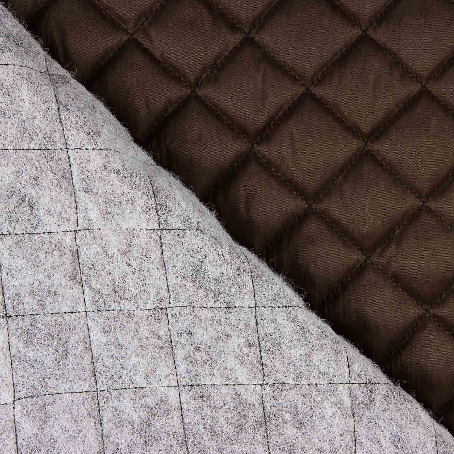 Dark Brown Padded Rayon Lining - Ribes y Casals