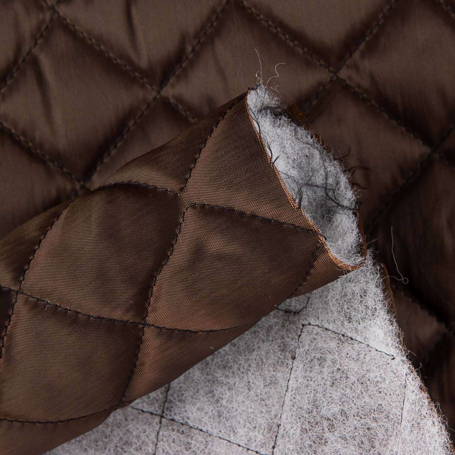 Dark Brown Padded Rayon Lining - Ribes y Casals
