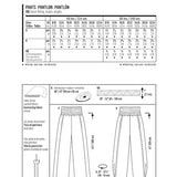 Burda Sewing Pattern 7400 Pants - Ribes y Casals
