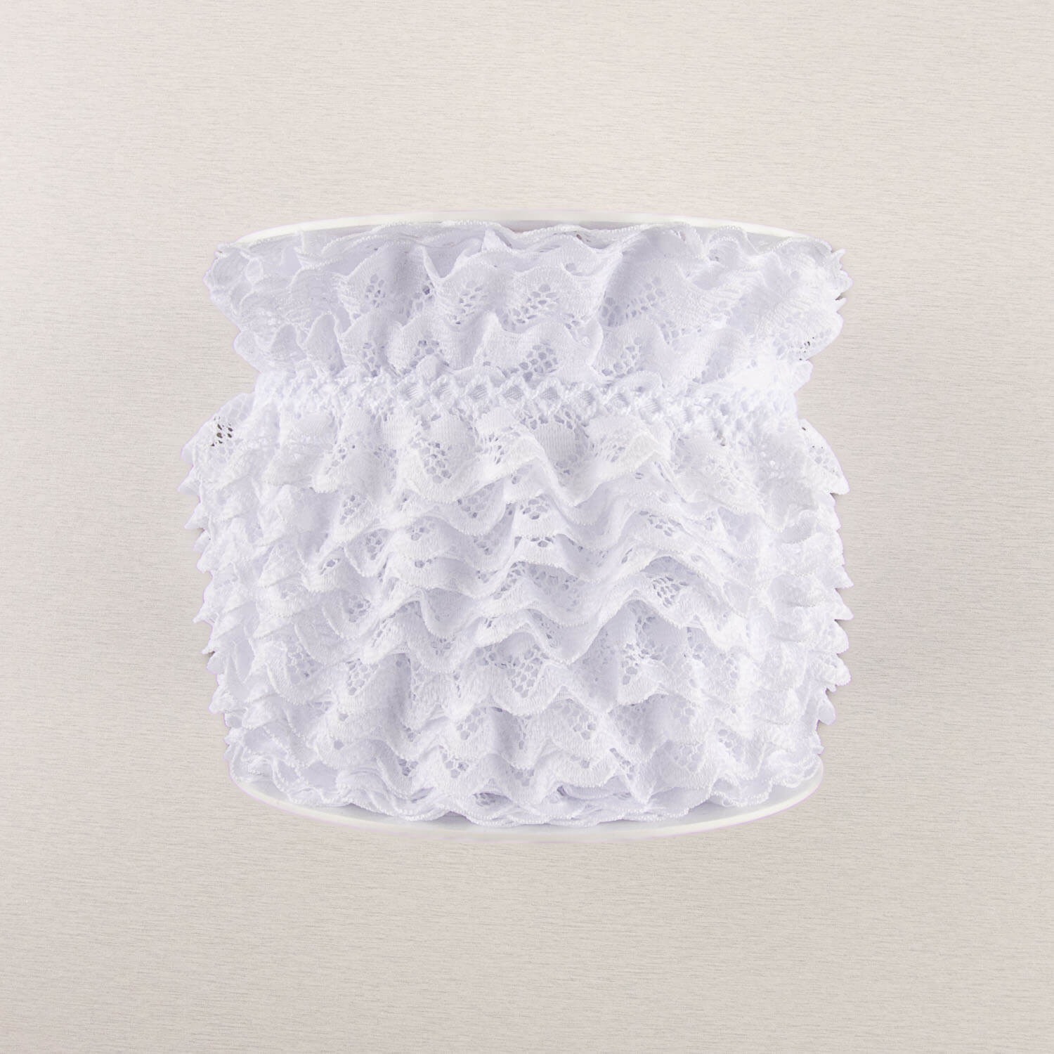 22 mm White Lace Trim - Ribes y Casals