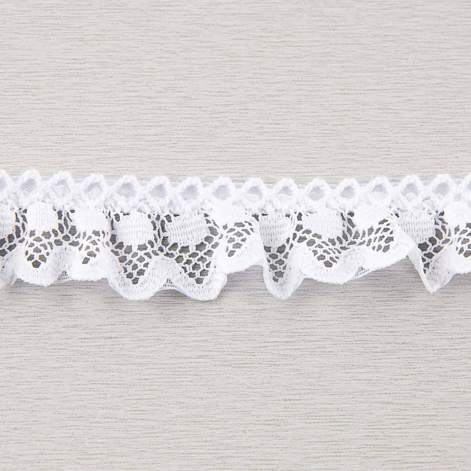 22 mm White Lace Trim - Ribes y Casals