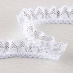 22 mm White Lace Trim - Ribes y Casals