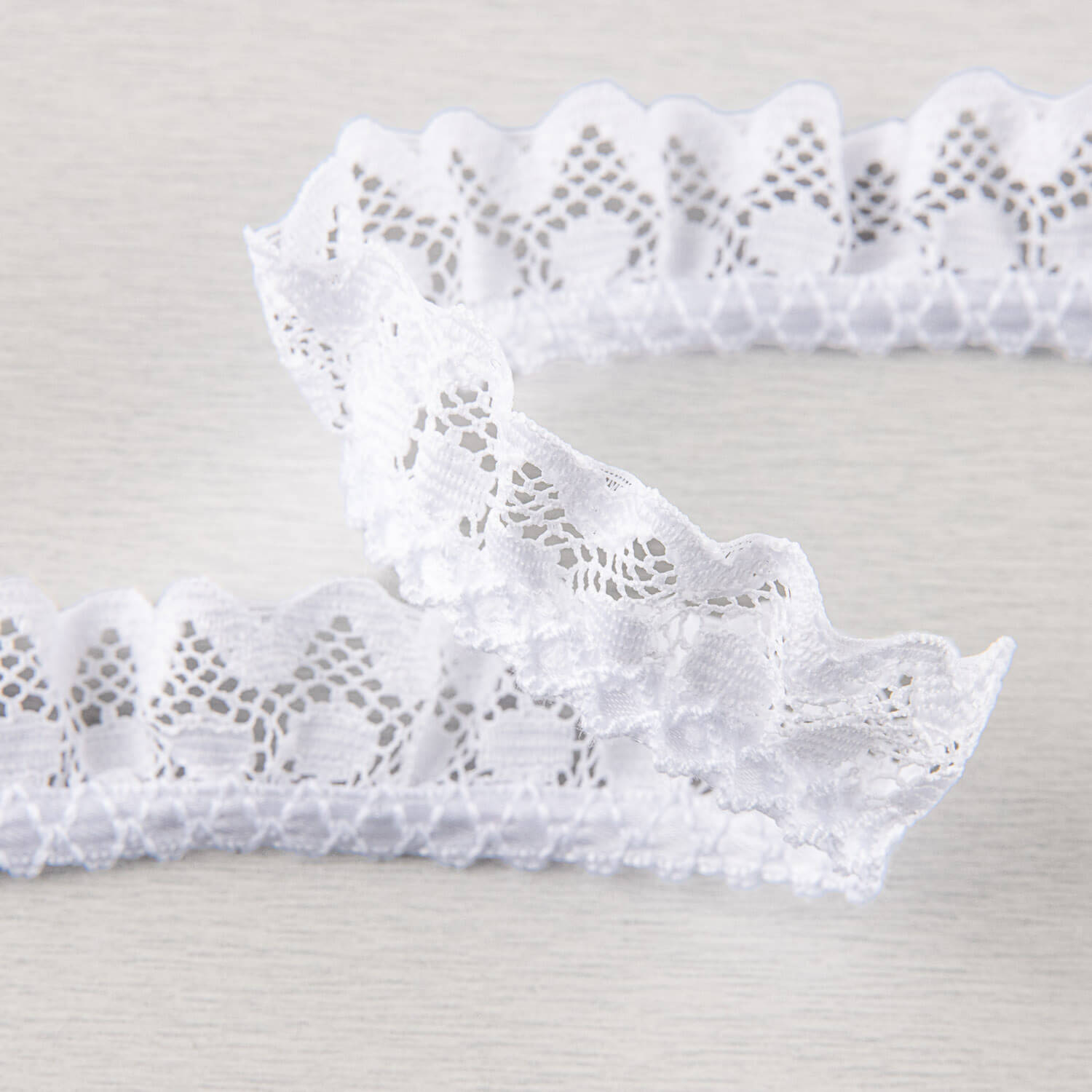 22 mm White Lace Trim - Ribes y Casals