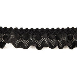 22 mm Black Lace Trim - Ribes y Casals