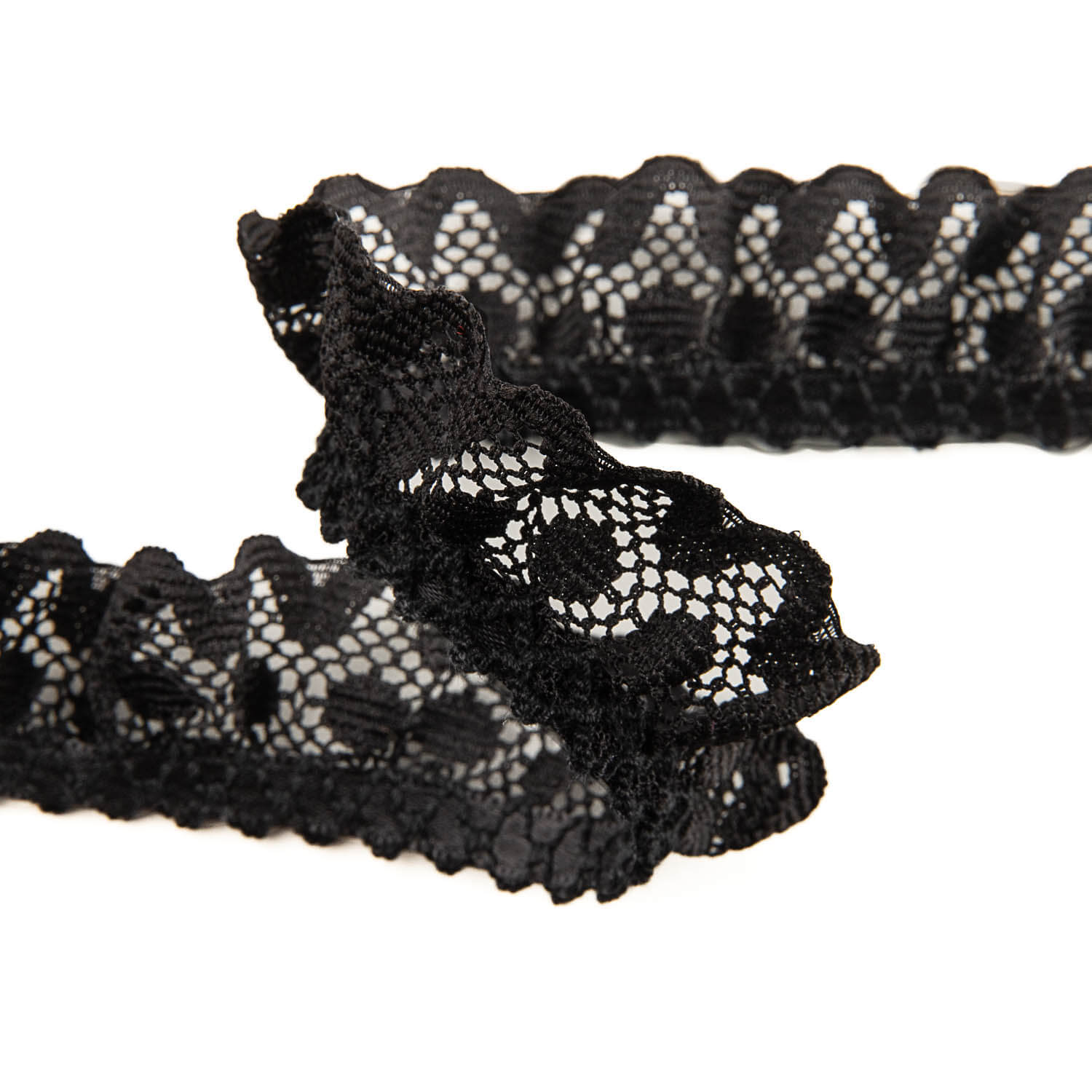 22 mm Black Lace Trim - Ribes y Casals