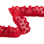 22 mm Red Lace Trim - Ribes y Casals