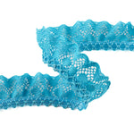 Turquoise Blue Lace Trim 22 mm - Ribes y Casals