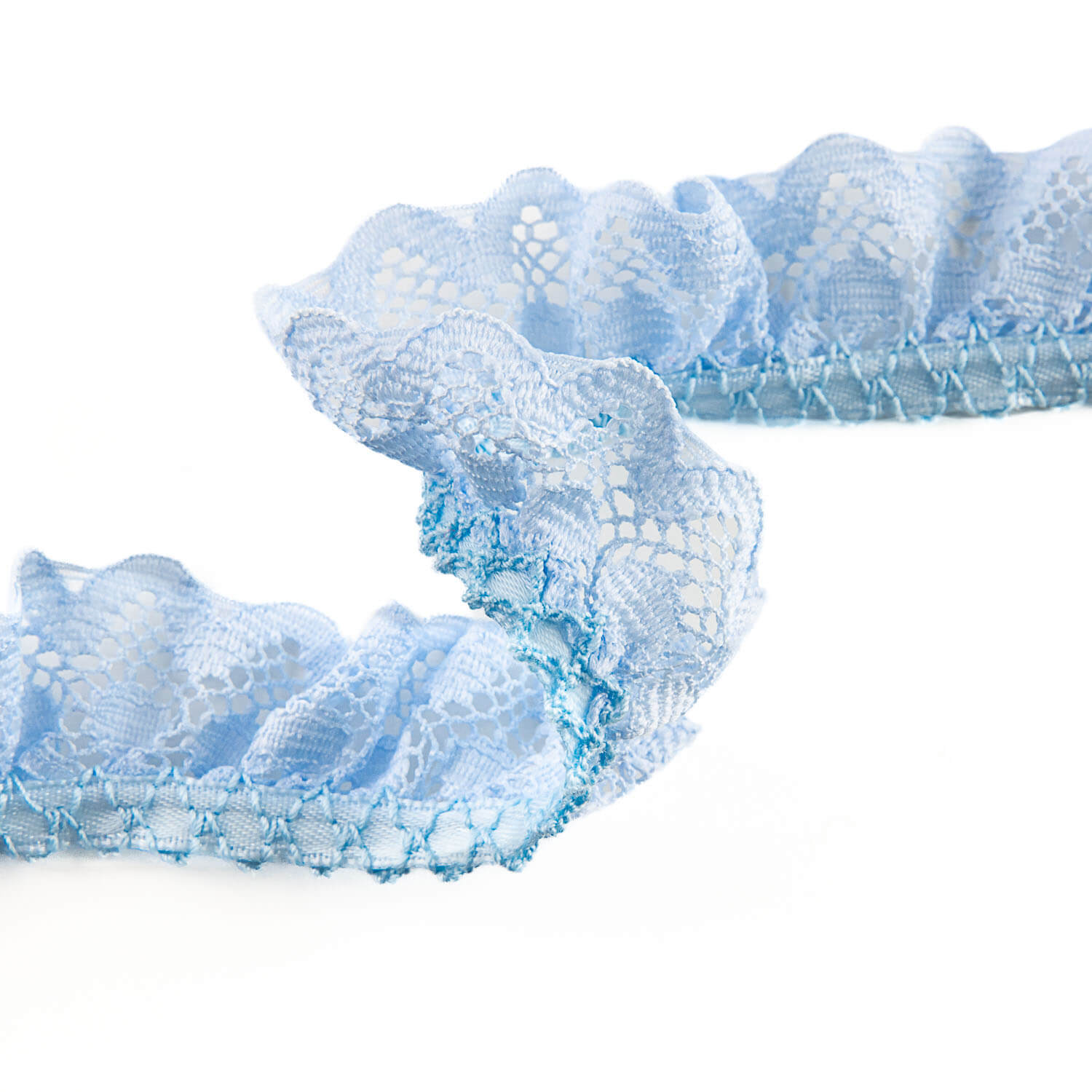 Soft Blue Lace Trim 22 mm - Ribes y Casals