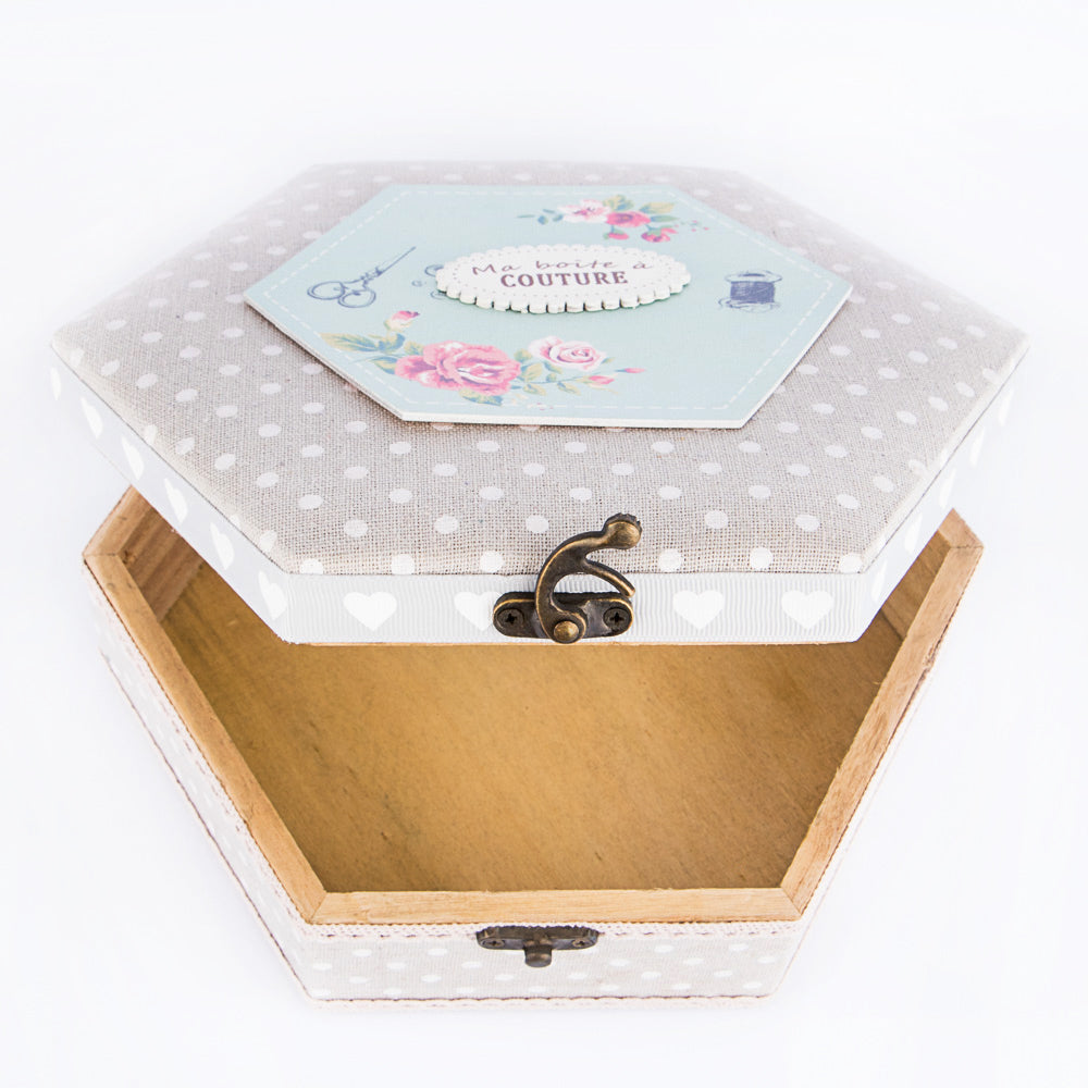Alison Wooden Sewing Box - Ribes y Casals