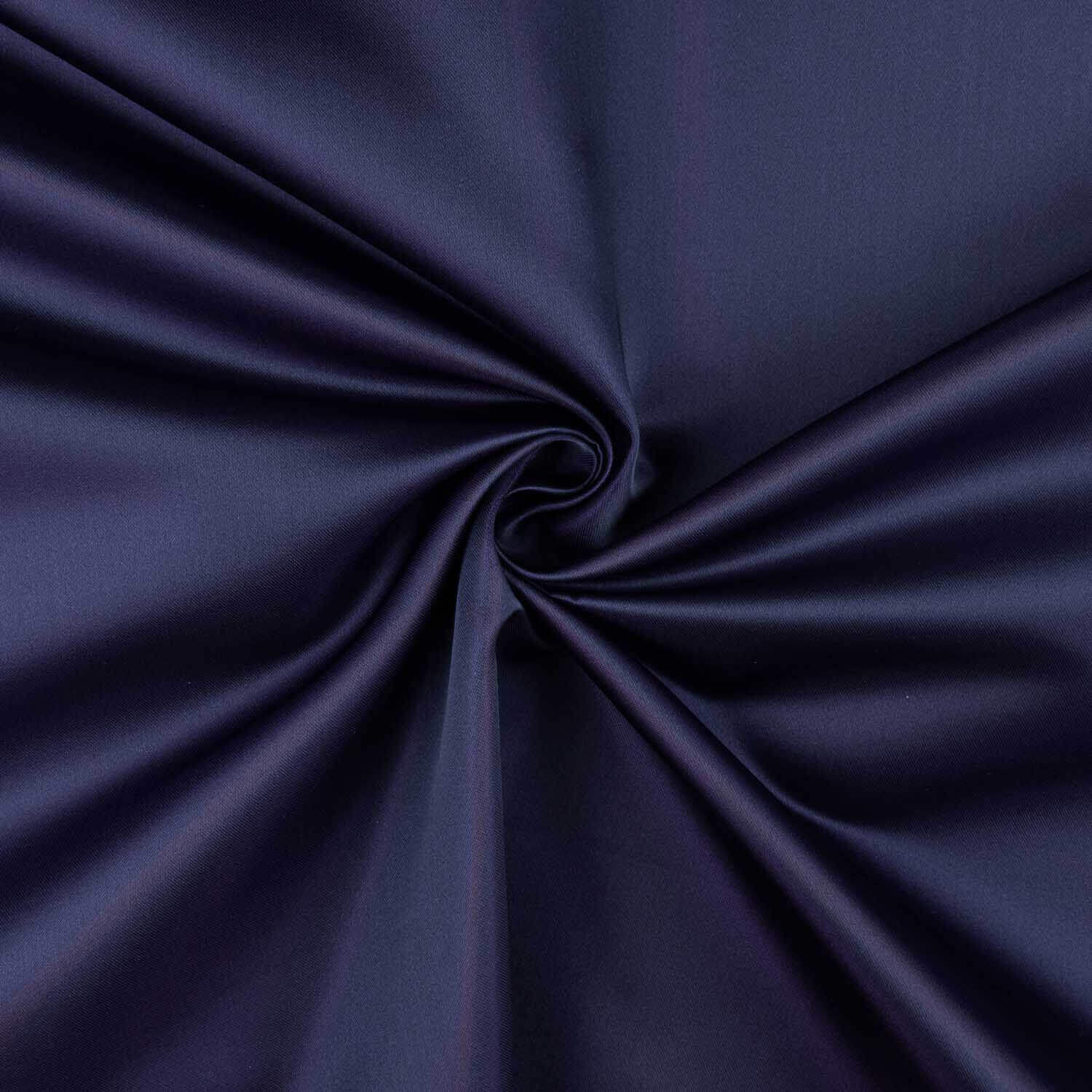 Midnight Blue Acetate Satin - Ribes y Casals
