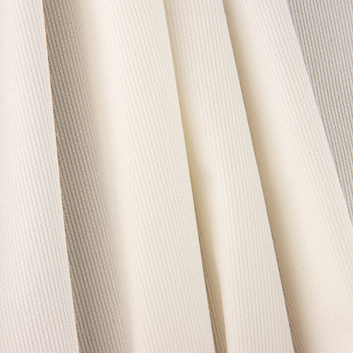 Ribbed Piqué Cream Canutillo - Ribes y Casals