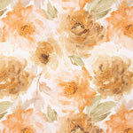 Peach Watercolour Floral Canvas - Ribes y Casals