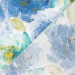 Blue Watercolour Floral Canvas - Ribes y Casals