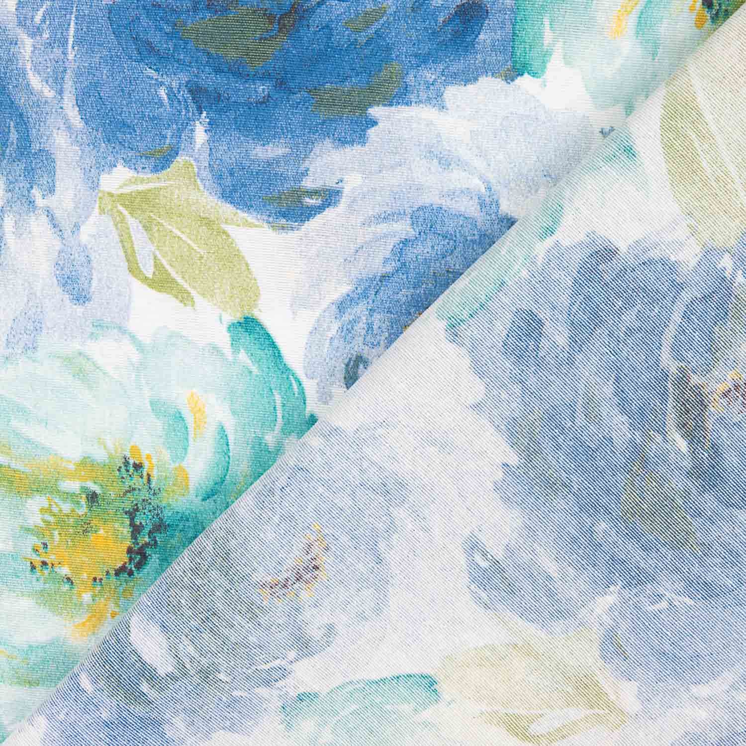 Blue Watercolour Floral Canvas - Ribes y Casals