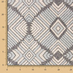 Grey Ethnic Geometric Canvas - Ribes y Casals