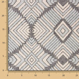 Grey Ethnic Geometric Canvas - Ribes y Casals