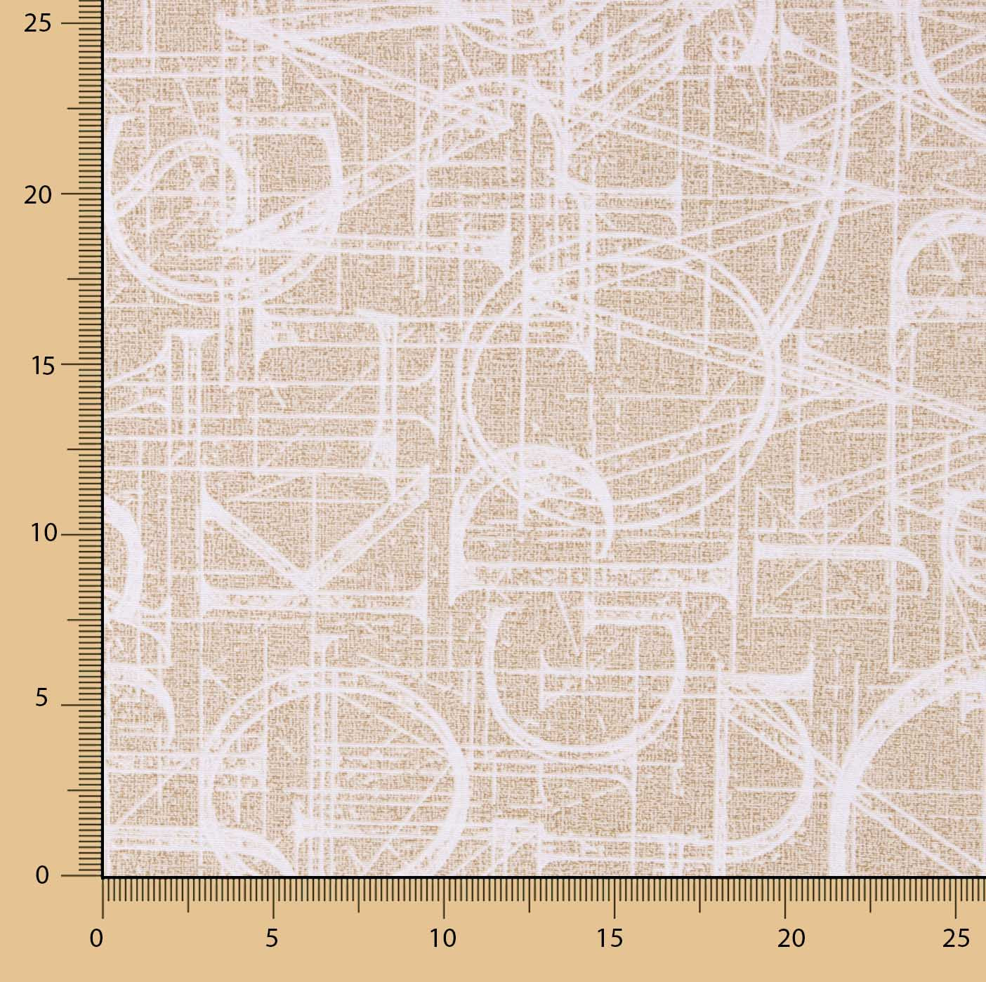 Abstract Geometric Canvas Beige - Ribes y Casals