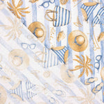 Summer Blue Stripes Canvas - Ribes y Casals