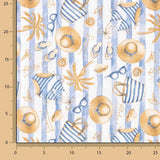 Summer Blue Stripes Canvas - Ribes y Casals