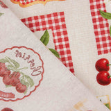 Gingham Cherry Canvas - Ribes y Casals