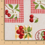 Gingham Cherry Canvas - Ribes y Casals