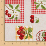 Gingham Cherry Canvas - Ribes y Casals