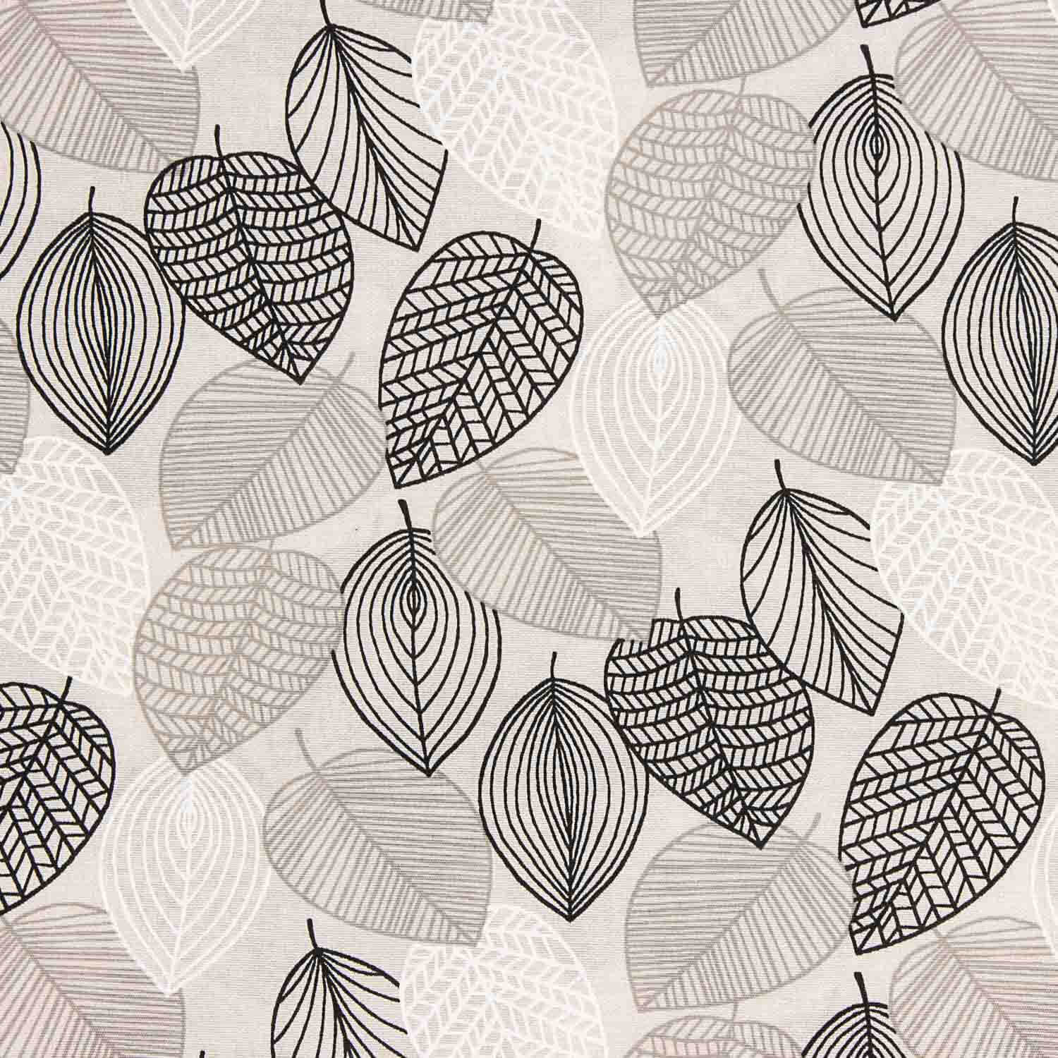 Black Geometric Print Canvas - Ribes y Casals