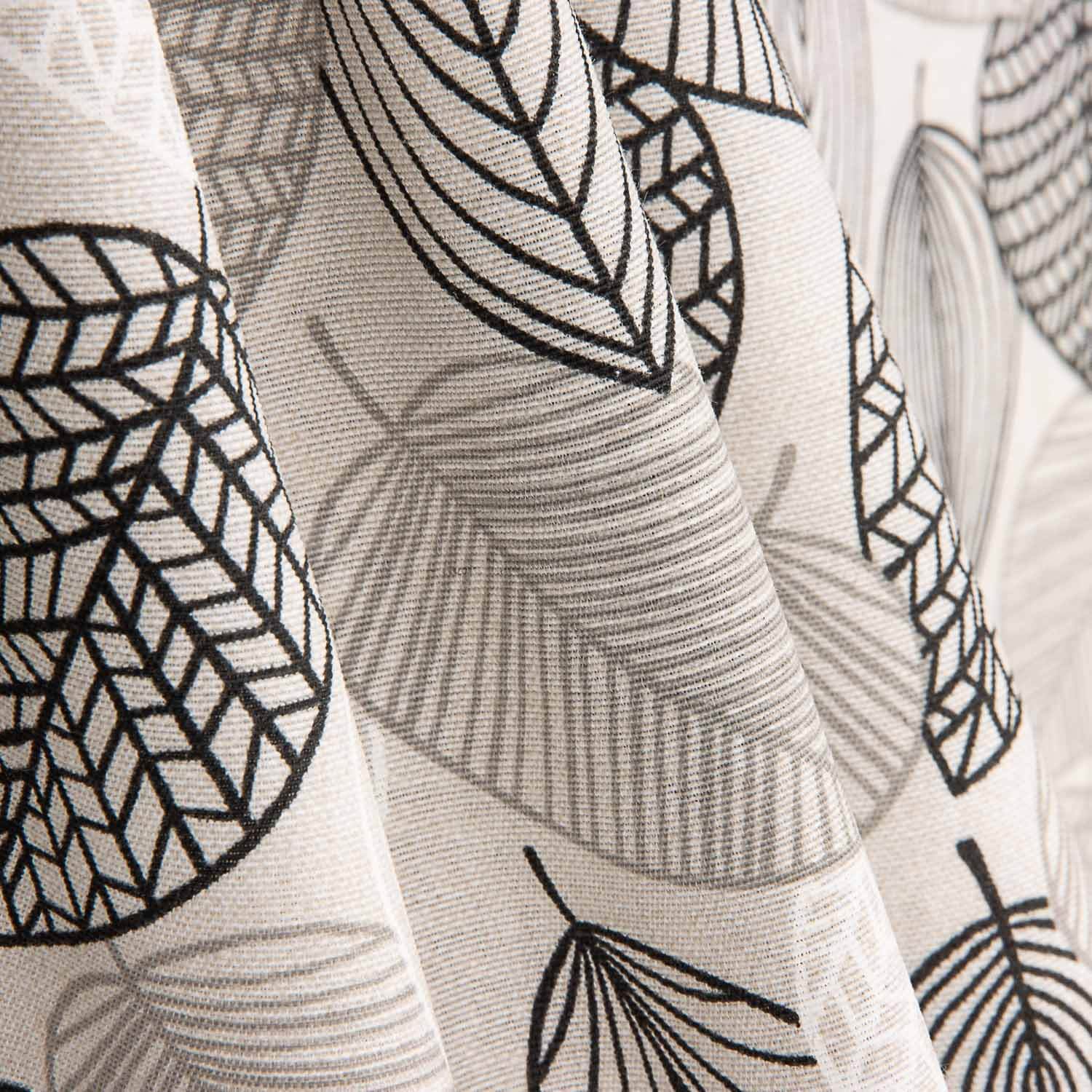 Black Geometric Print Canvas - Ribes y Casals