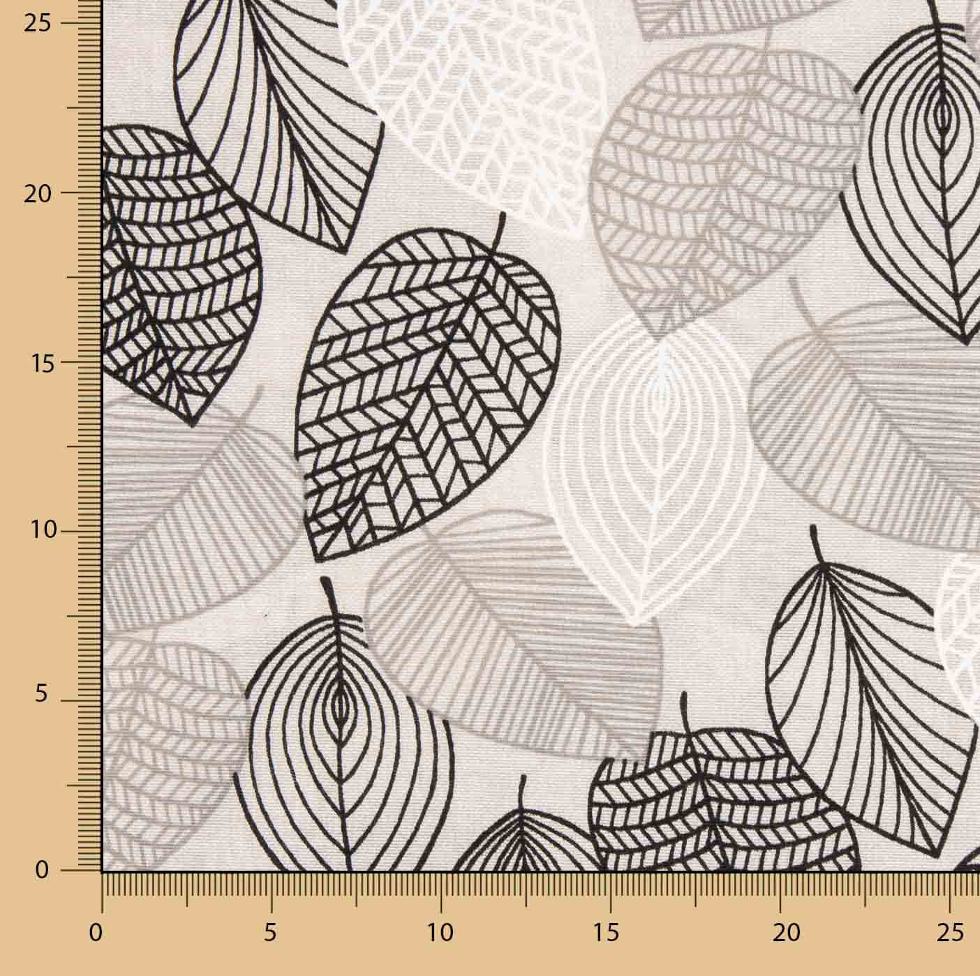 Black Geometric Print Canvas - Ribes y Casals