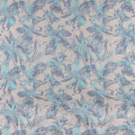 Blue Floral Lurex Brocade - Ribes y Casals