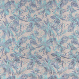 Blue Floral Lurex Brocade - Ribes y Casals