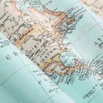 Vintage World Map Printed Canvas - Ribes y Casals