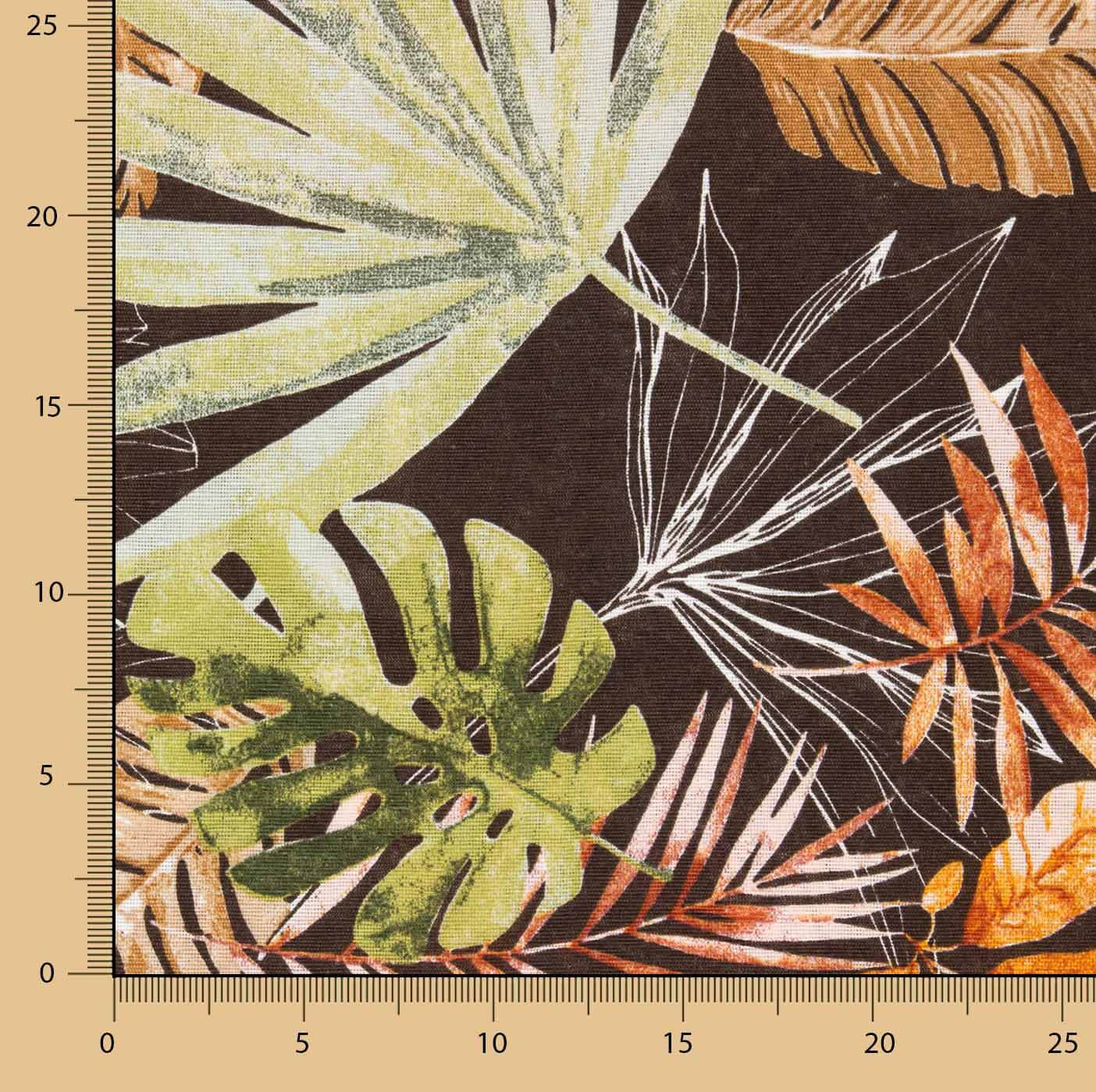 Dark Tropical Leaves Canvas - Ribes y Casals