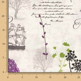 Purple Vintage Floral Canvas - Ribes y Casals