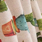 Colourful Cactus-Printed Canvas - Ribes y Casals