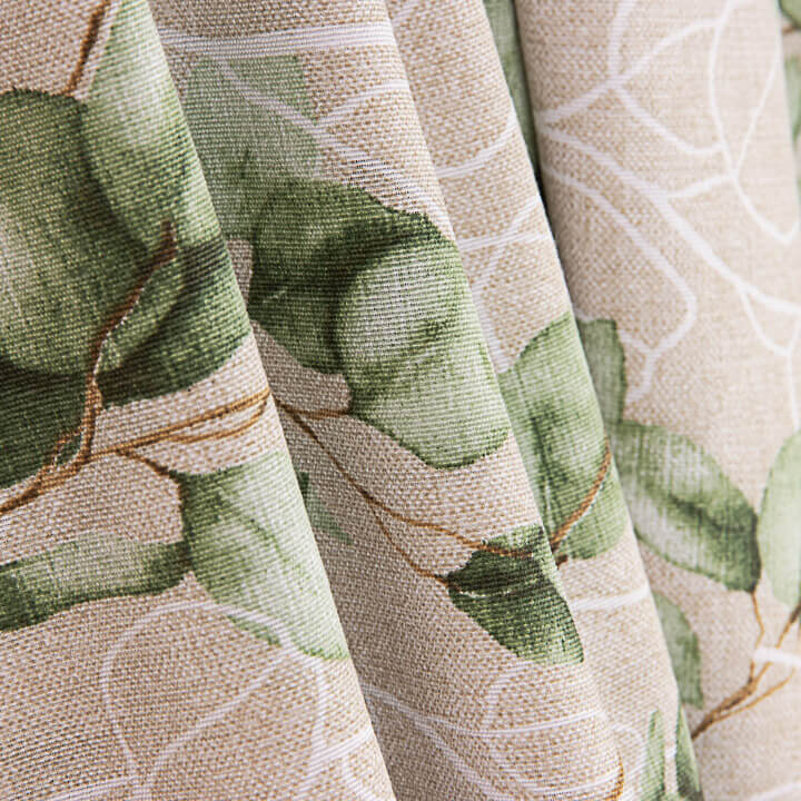 Eucalyptus Leaf Printed Canvas - Ribes y Casals