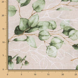 Eucalyptus Leaf Printed Canvas - Ribes y Casals