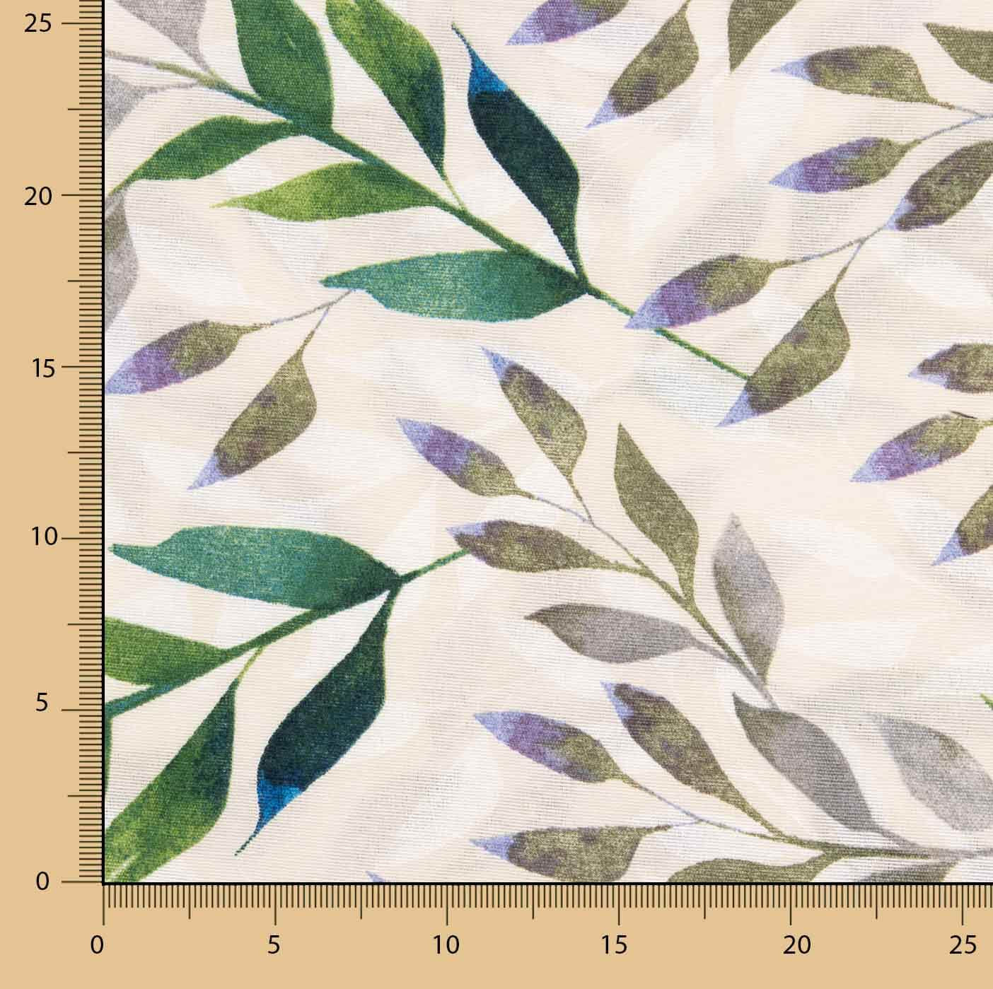 Olive Leaf Printed Canvas - Ribes y Casals
