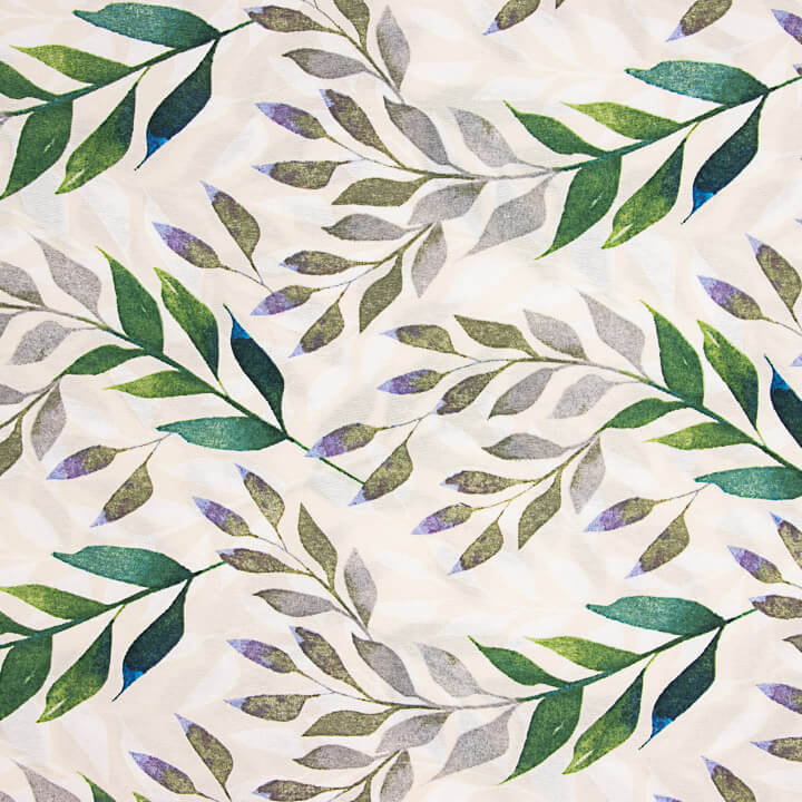 Olive Leaf Printed Canvas - Ribes y Casals