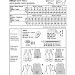 Burda Sewing Pattern 7810 Vest - Ribes y Casals