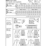 Burda Sewing Pattern 7810 Vest - Ribes y Casals