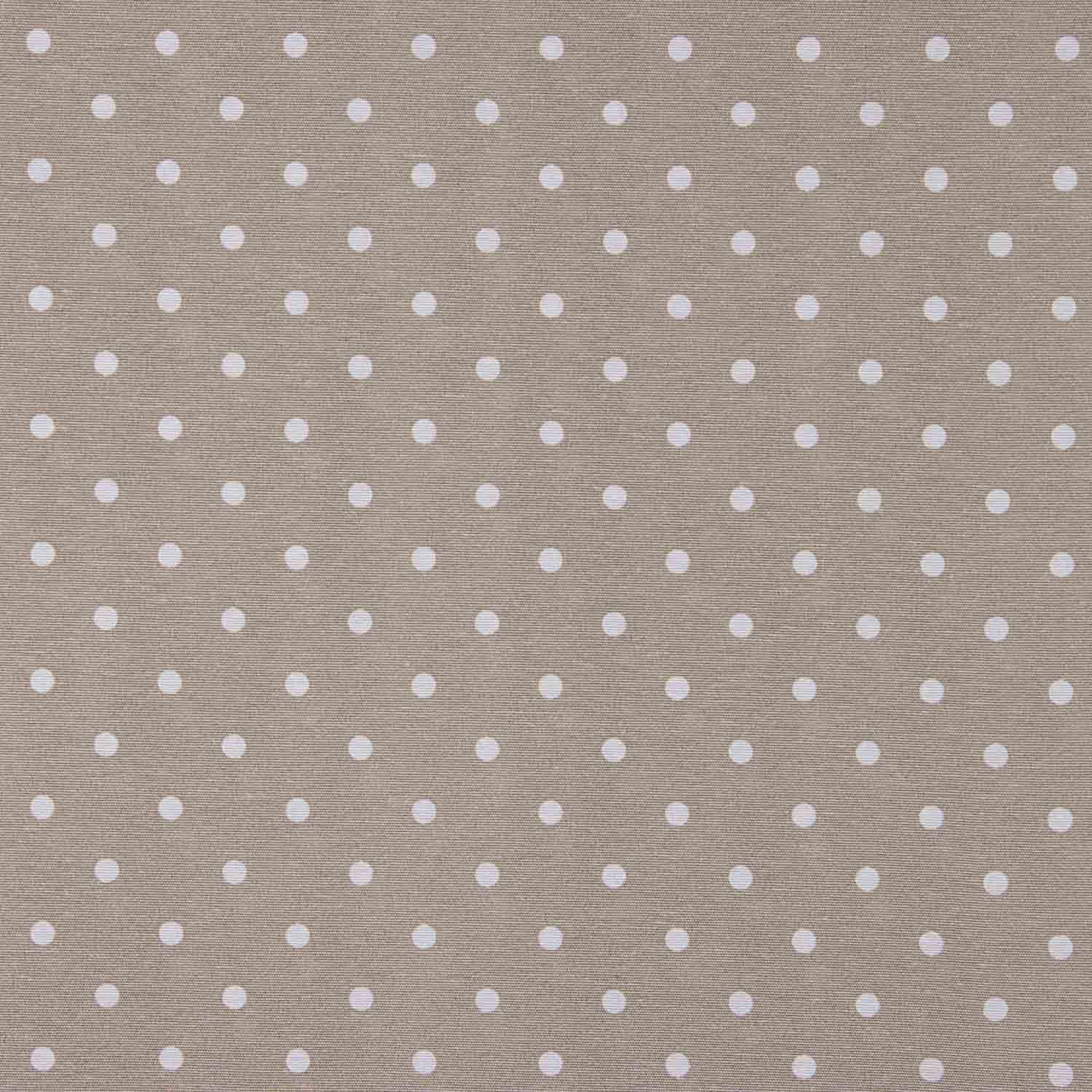 Canvas with white polka dots on a beige background - Ribes y Casals