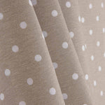 Canvas with white polka dots on a beige background - Ribes y Casals