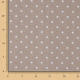Canvas with white polka dots on a beige background - Ribes y Casals